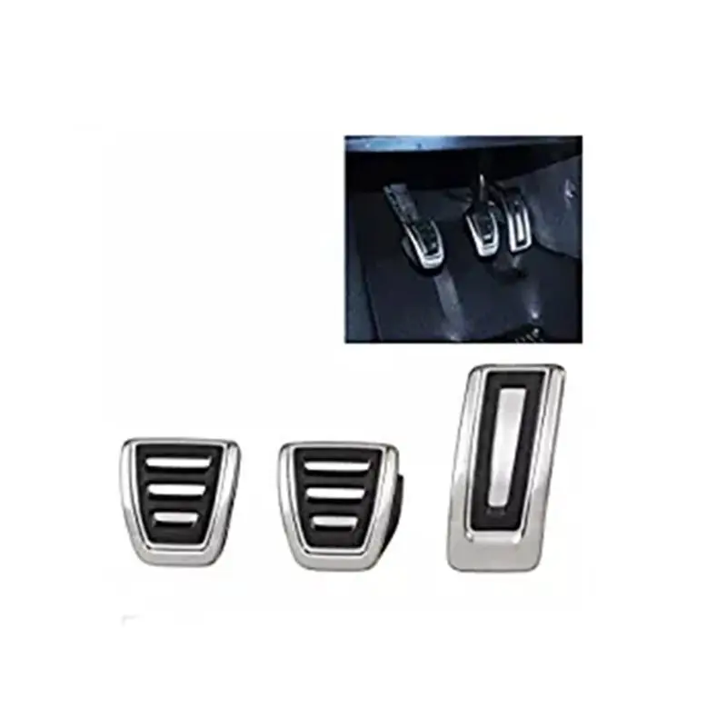 Drop Ship&Wholesale Car Pedals Cap Foot Rest Cover Brake Clutch Pedal For Golf 7 GTi MK7 A3 8V Oct.30