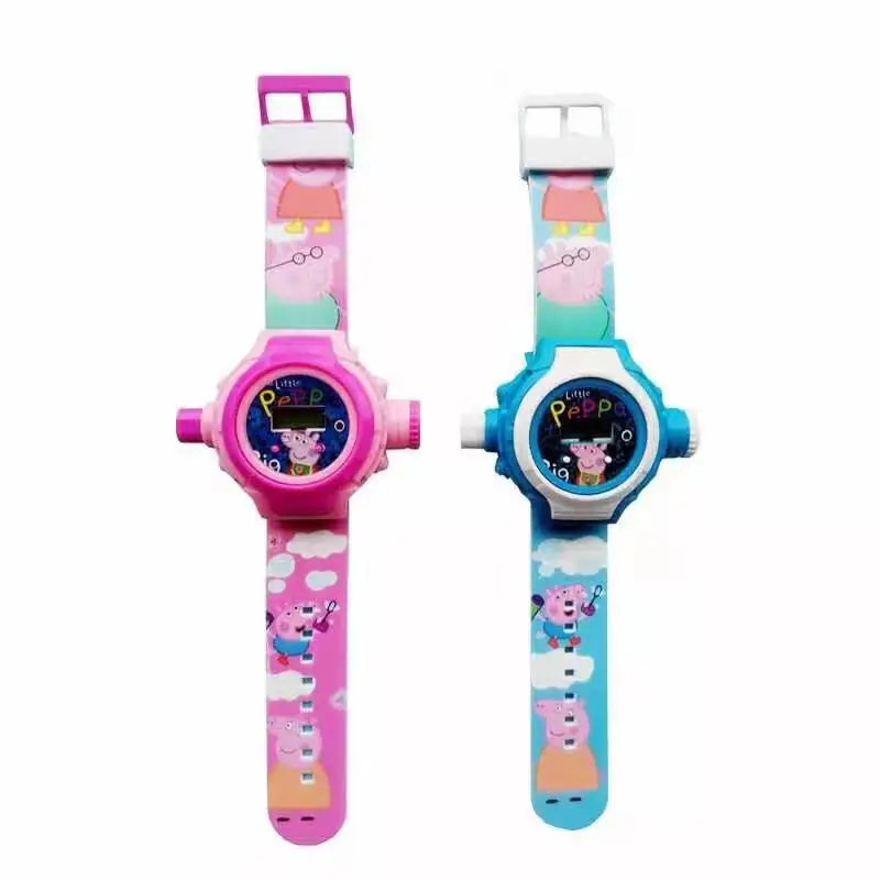 

Peppa Pig Peggy Mechanical Watch Student Watch Countable Time peppa pig set Children's Gifts