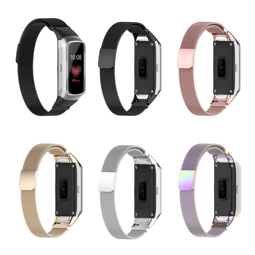 Магнитный Браслет замена часов ремешок для samsung Galaxy Fit Браслет для смарт-часов аксессуары