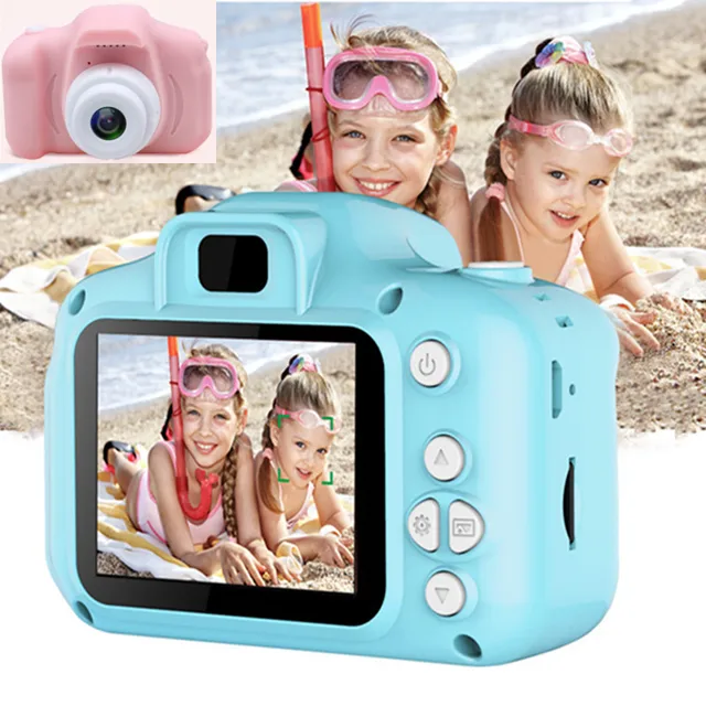 2 Inch HD Screen Chargable Digital Mini Camera Kids Cartoon Cute Camera Toys Outdoor Photography Props for Child Birthday Gift 2