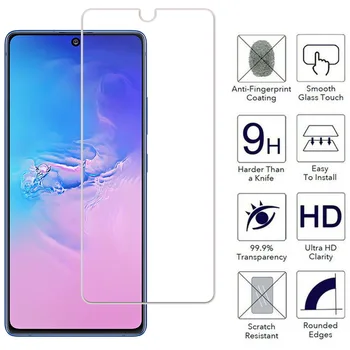 

100pcs/Lot For Galaxy S10 Lite A91 A51 A71 Clear Tempered Glass Screen Protector Guard For Samsung Galaxy A81 Note 10 Lite