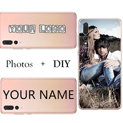 На Алиэкспресс купить чехол для смартфона soft silicone tpu cover phone cases diy custom name mobile case for huawei p30 p20pro lite mate 20 mate 10 pro lite