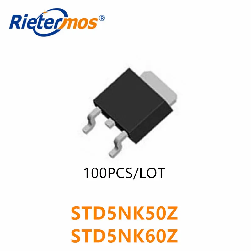 100PCS STD5NK50Z STD5NK50 D5NK50Z 5NK50Z 5NK50 STD5NK60Z STD5NK60 ...