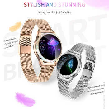 

KW20 Smart Watch Women IP68 Waterproof Wristwatch Heart Rate Monitor Sports Bluetooth Watch Lady Smartwatch for IOS Andriod