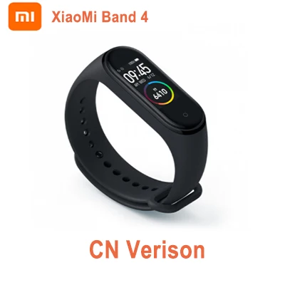 Xiaomi Mi Band 4 глобальная Версия смарт-браслет miband 4 браслет AMOLED экран Smartband фитнес Bluetooth 5,0 водонепроницаемые часы - Цвет: China Verison