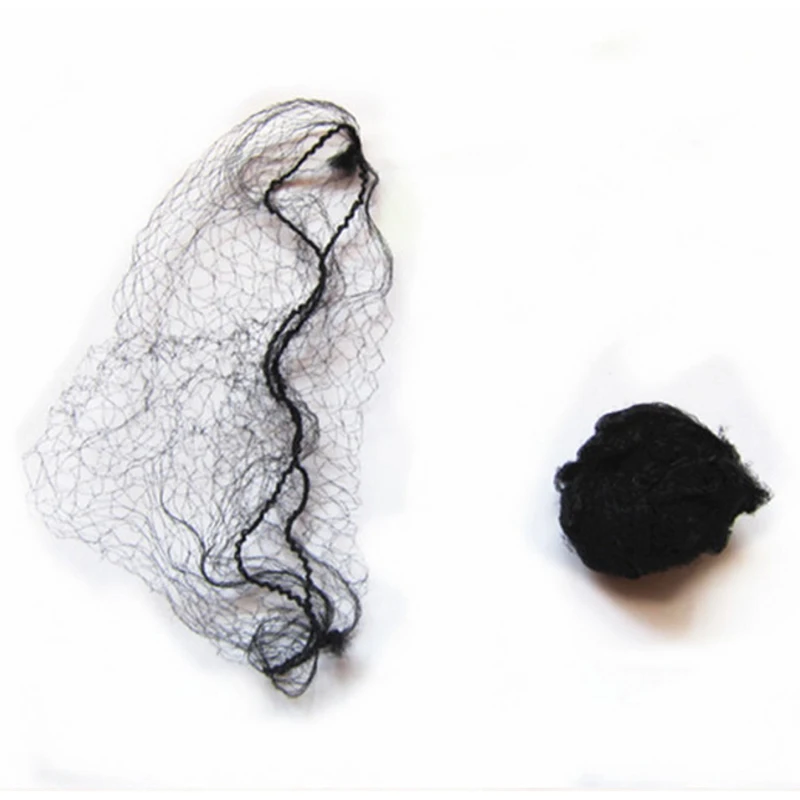 20pcs Sample Order Five Colors Nylon Hairnets Black Brown Coffee Color Invisible Soft Elastic Lines Hair Net | Красота и здоровье