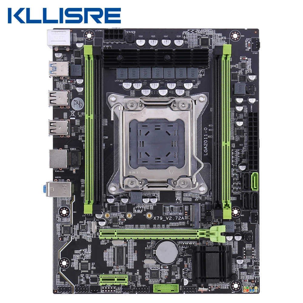 Kllisre X79 чипсет материнская плата LGA 2011 USB3.0 SATA3 поддержка REG ECC память и процессор Xeon E5 4XDDR3|Материнские платы|   | АлиЭкспресс