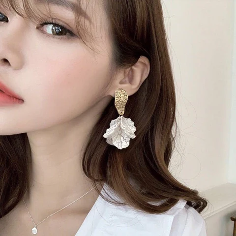 2021 Trend Earrings Ear hook Double pierced Earring Women Girls Trending New Fashion Star Pendant Jewelry Gift