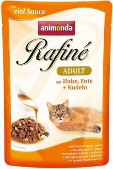 

ANIMONDA ANIMONDA RAFINE ADULT HUHN & ENTE PLUS NUDELN for adult cats cocktail with chicken, duck and pasta 100g