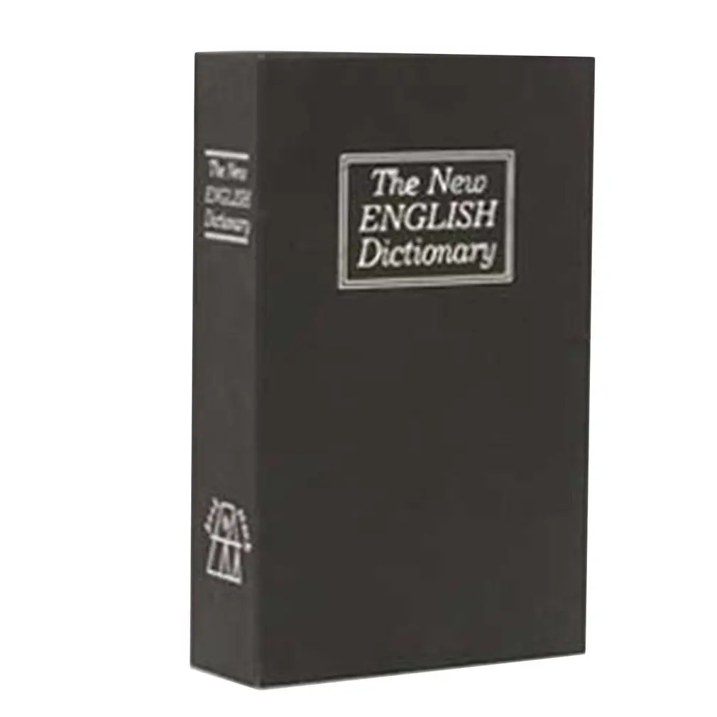 

Creative English Dictionary Deposit Money Box Piggy Bank With Key Lock Storage Box for Valuables Jewellery Cash