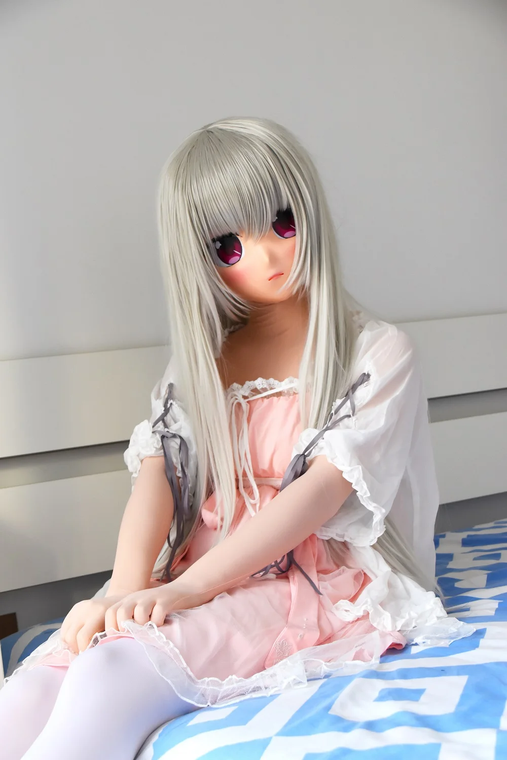 KGM 14) арбалет Девушка BJD кукла комиксы маска Аниме Реалистичная силиконовая косплей Кигуруми Фетиш маскарадные маски