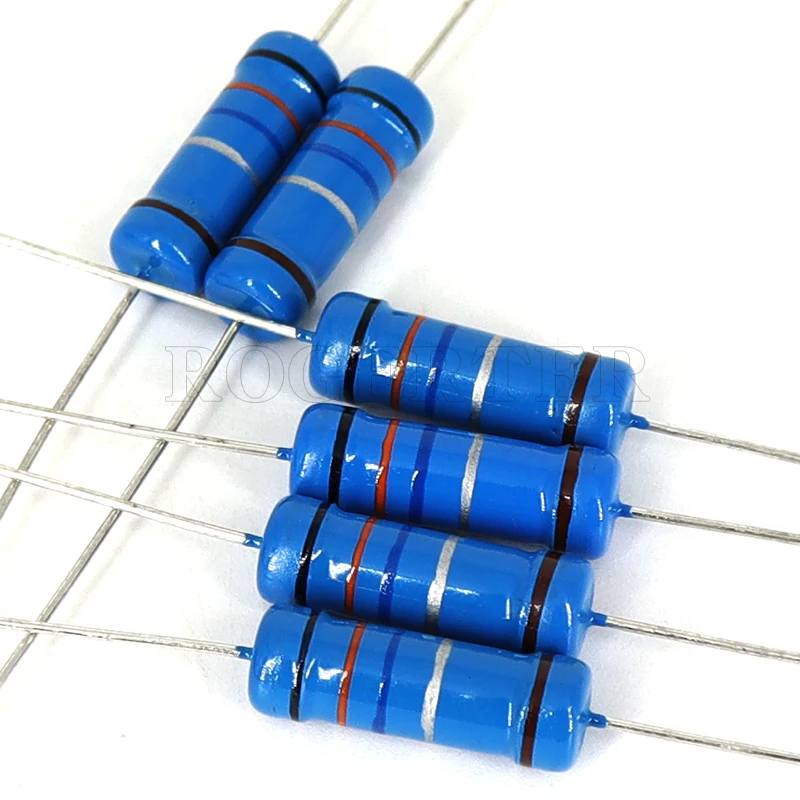 20pcs 3W 1%Metal Film Resistor 0.1R-4.7MR ohm DIP resistance Watts3 Precision1 Various specifications are available resistencias