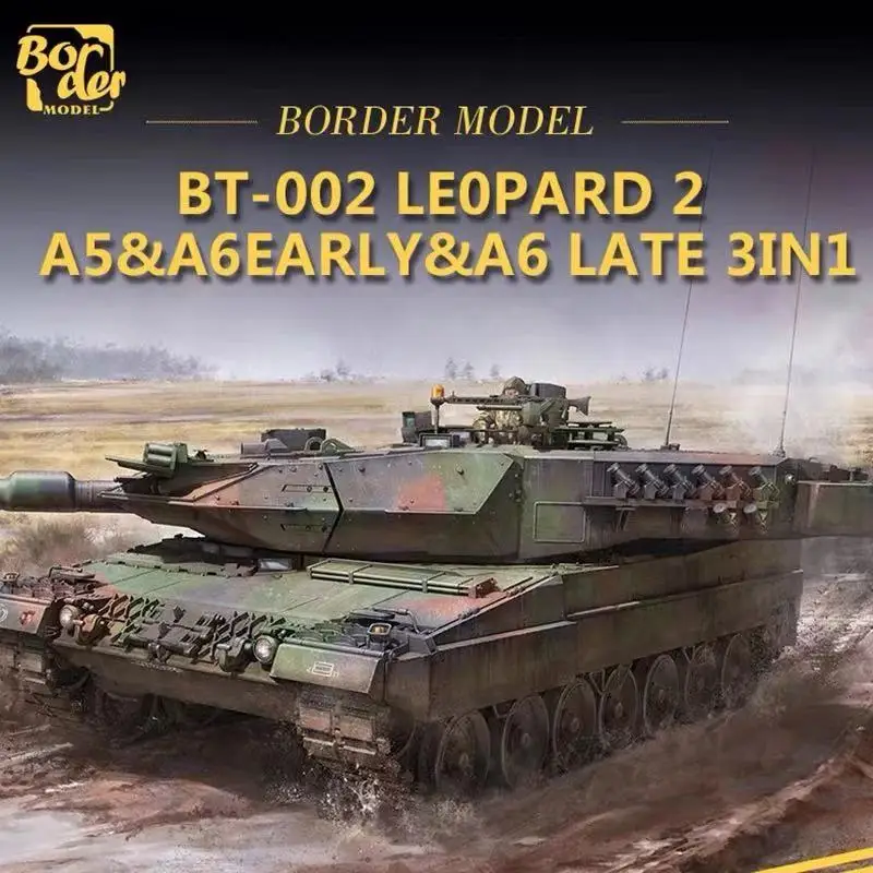 

Border BT002 1/35 German Main Battle Tank Leopard 2A5/A6 - Scale Model Kit