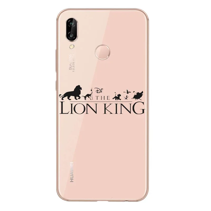 TPU Мягкий ТПУ чехол Lion King Pumba Hakuna Matata для huawei P8L P20L P20LITE P30 mate 8 10 mate 20Por RS P10PIUS P9 - Цвет: TPU