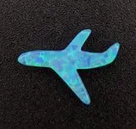 op06 LightBlue Plane Заводской процесс 925 Серебряный Опал Хамса ожерелье опал звезда опал Рождественская елка разные формы Опал ожерелье для подарка - Окраска металла: op06 LightBlue Plane