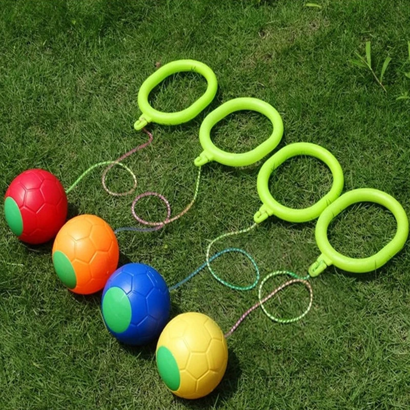 1Pcs Children Colorful Skip Ball Jumping Rope Ball Skip Ropes Sports Swing Ball Toys Playground Sports Kits Outdoor Fun Toy 4