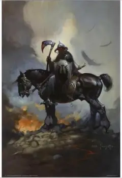 

FRANK FRAZETTA art silk art Prints Wall Art For Living Room Bedroom Decor