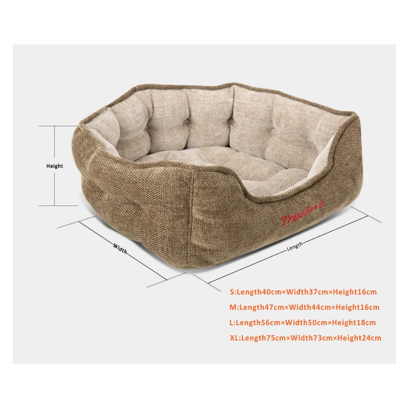 Pet Bed Mats Dog Bed Plush Cat Mat Round Cushion For House Outdoor Sleeping Accessories