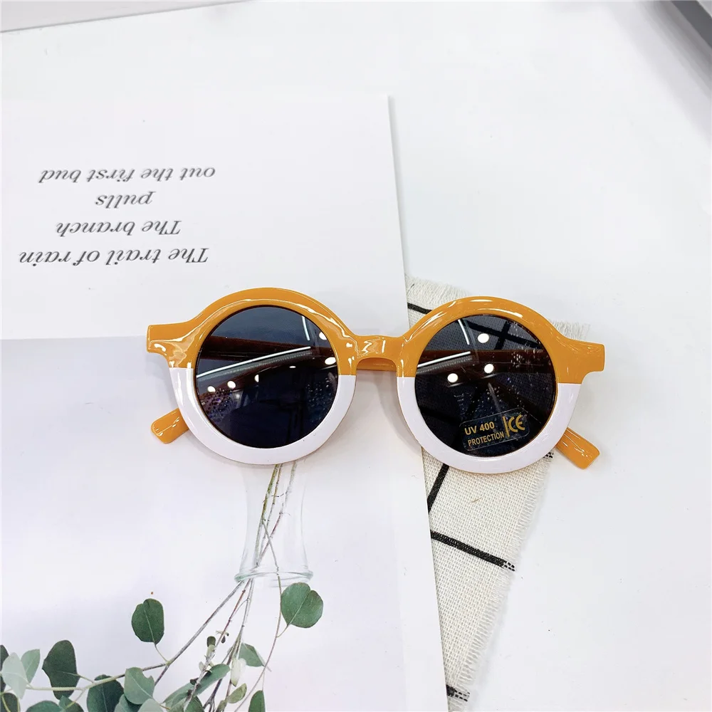 Round sunglasses - Orange - Kids | H&M IN