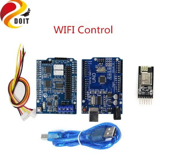 SZDOIT wifi/Bluetooth/ручка управления Металл Смарт RC робот отслеживаемый Танк шасси комплект 12 В DC мотор DIY для Arduino панель игрушка