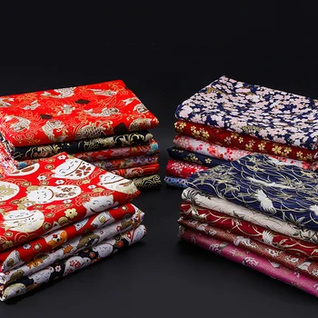 

Pure cotton fabric 100cmX150cm Japanese style handmade DIY kimono shirt toys