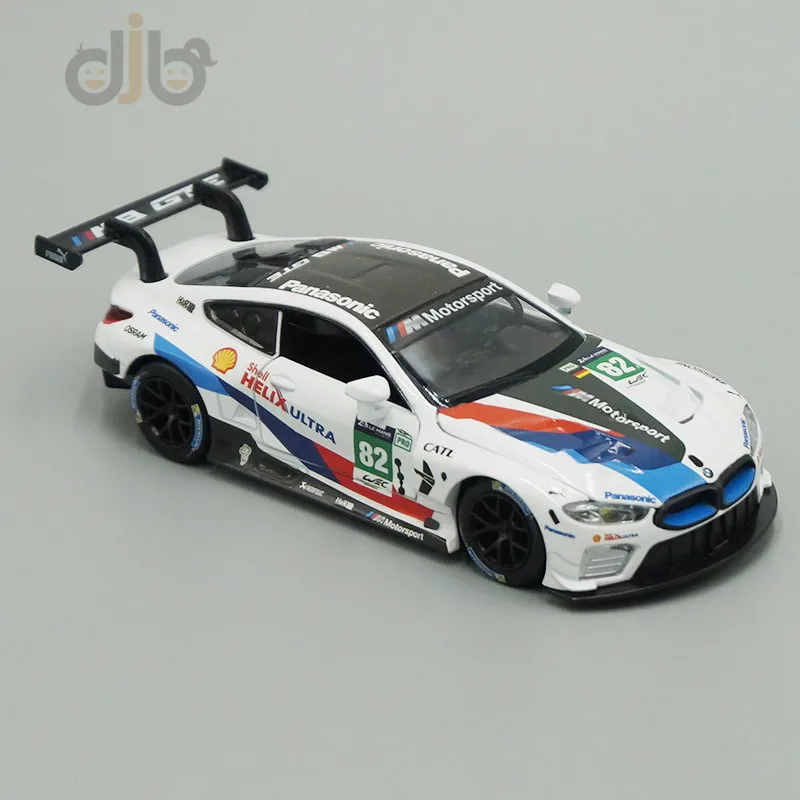 5.9" BMW M8 GTE Metal Diecast Model Car Toys Collection Sound&Light Best Gift 