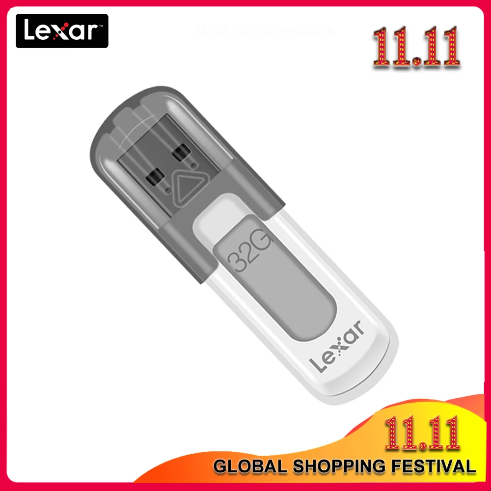 Lexar JumpDrive V100 флеш-накопитель usb 3,0 32 ГБ флеш-накопитель 64 ГБ chiavetta usb 128 Гб карта памяти