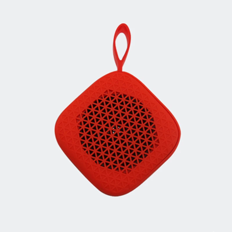 Портативный динамик беспроводной Bluetooth открытый мини-динамик Ультра маленький размер сенсорный карманный динамик поддержка голосовых звонков - Цвет: Красный