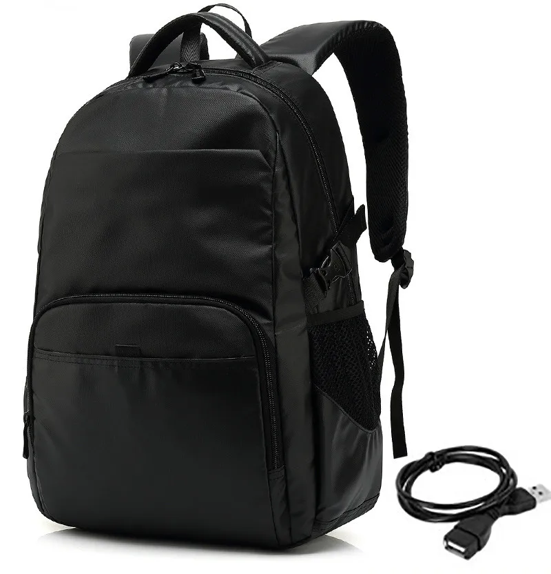 

Waterproof Carry Business Men's Travel Backpack Black Large Capacity Computer Schoolbag College Students for 16 Inch Notebook PC