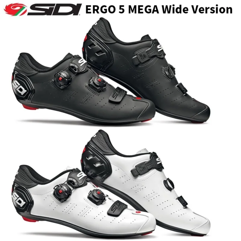 Ботинки Sidi Ergo 5 Carbon Mega Road Lock, обувь для езды на велосипеде, с  вентиляционным отверстием - купить по выгодной цене | AliExpress