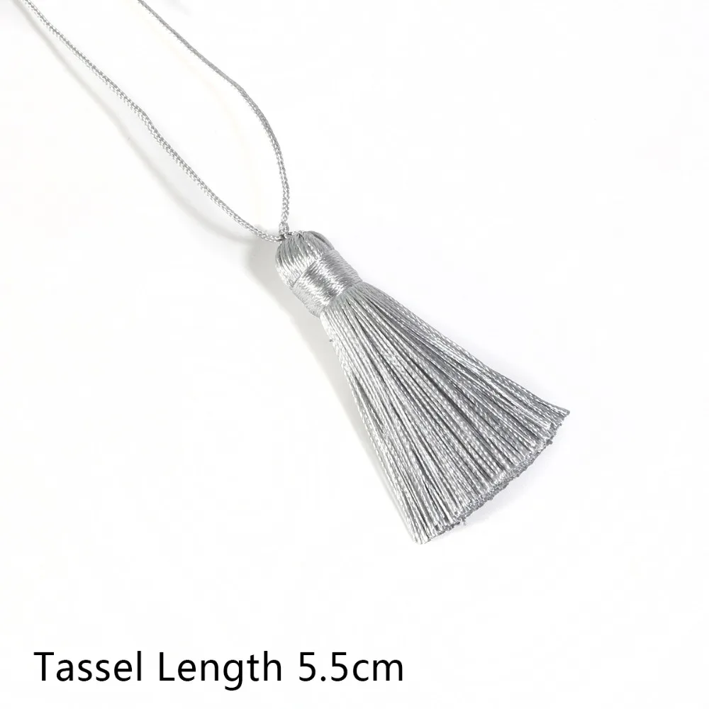 17 farben 5,5 cm Hohe Qualität Baumwolle Seide Quaste Kurze Quaste Vorhänge Hängen Für DIY Schmuck, Die Entdeckungen Zubehör – Detail 15