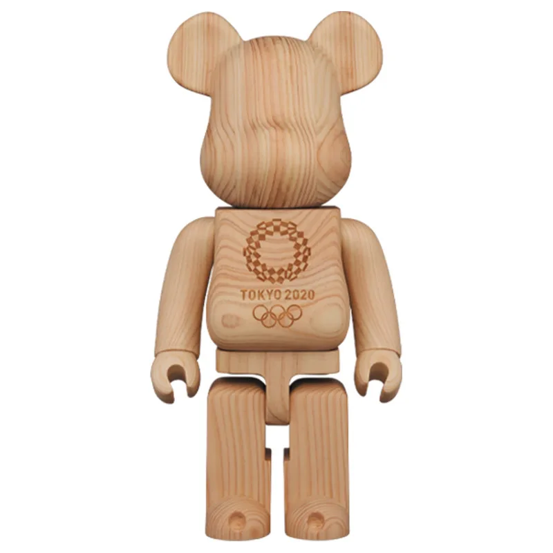 

Hot Sale Street Style 400% Bear Bricky Tokyo New Flash PVC Action Figure Toy Collection Model Decoration