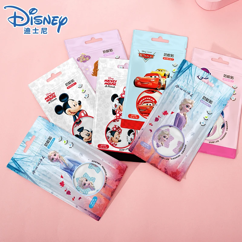 

48PCS My Little Pony Disney Frozen 2 Non-woven Plant Kids Anti-Mosquito Stickers Sophia Mosquito Repellent Tent Clothes Sticker