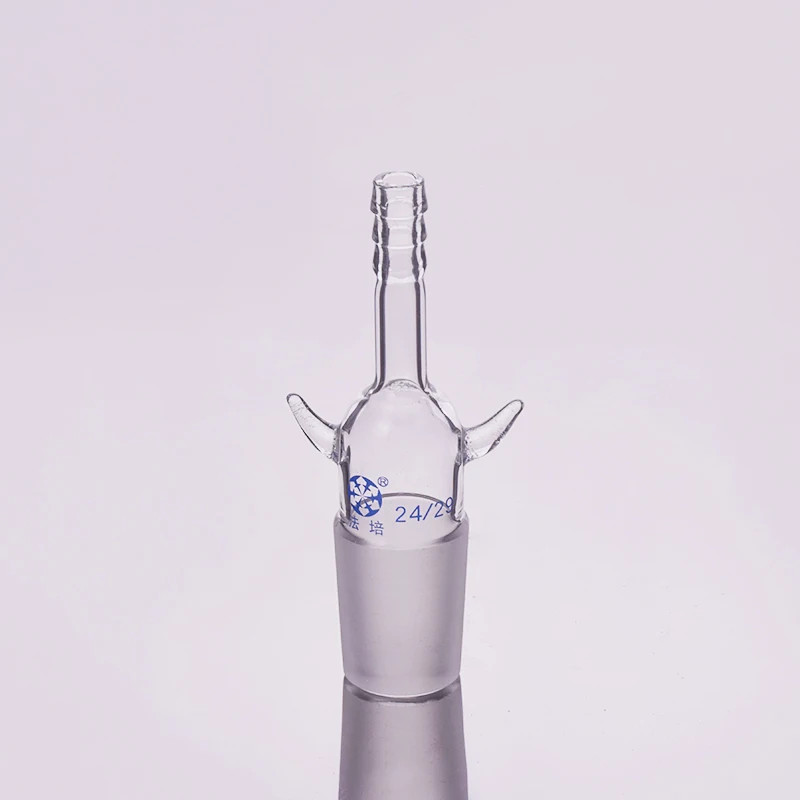 

Straight suction connector,External grinding,With hook up,Male 24/29,Straight head grinding,Straight tube grinding