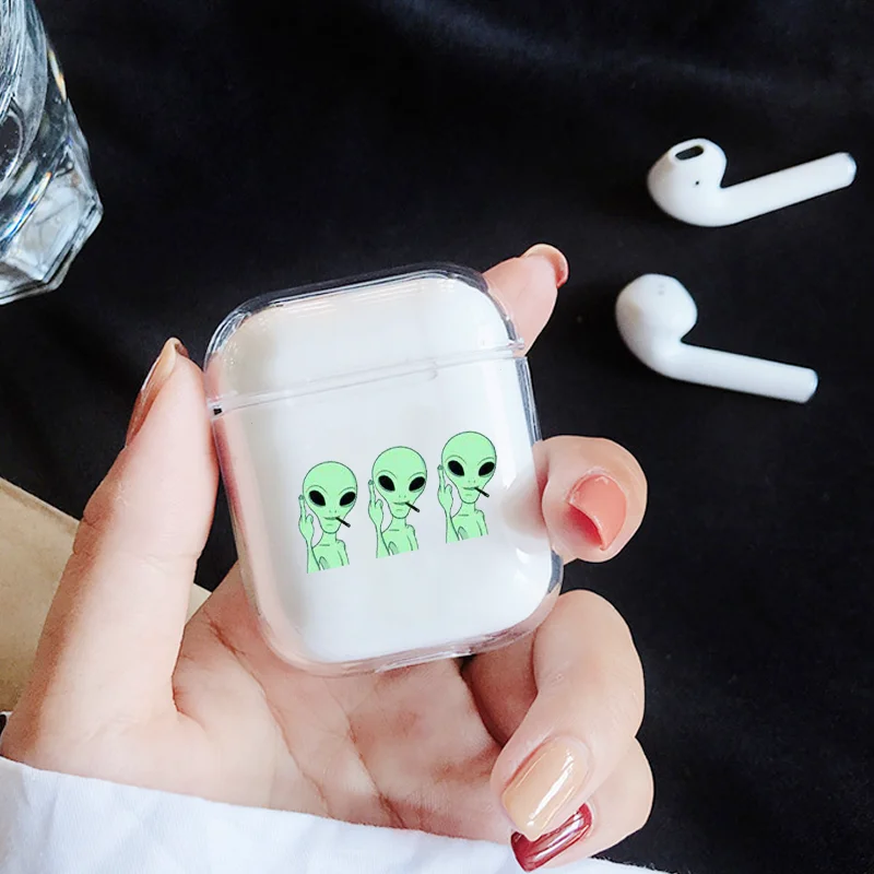 Чехол для AirPods 2 1, чехол, Coque, беспроводные Bluetooth наушники, прозрачный силиконовый мягкий чехол на Air Pods, Apple Funda Capa