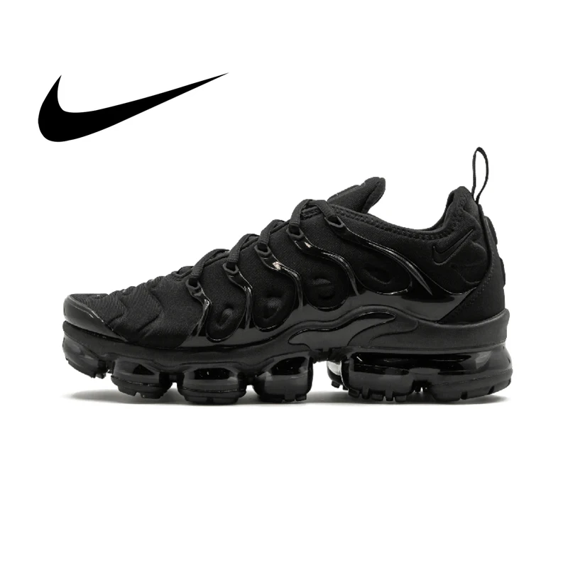 Мужские Дышащие Беговые кроссовки для бега от Nike Air Vapormax Plus TM, уличные спортивные кроссовки для ходьбы и бега, Высококачественная обувь 924453-004