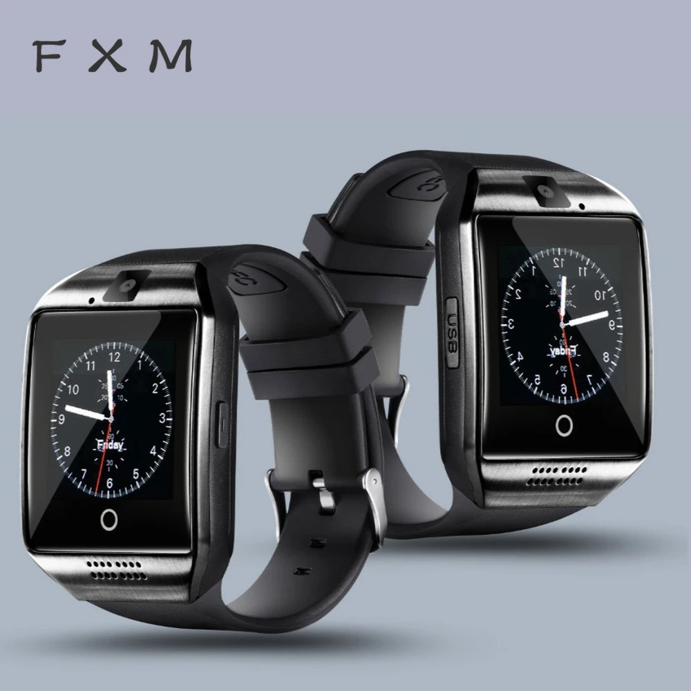 FXM спортивные Dgital twatch Bluetooth Смарт часы для мужчин Q18 с сенсорным экраном большая