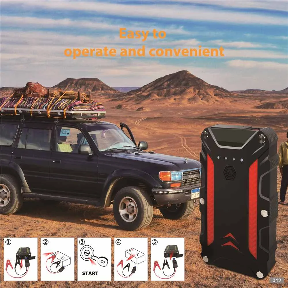 800A 12V 13800 мА · ч портативный автомобильный стартовый двигатель, аварийный усилитель аккумулятора пакет Водонепроницаемый с QC3.0 светодиодный фонарик, зарядное устройство