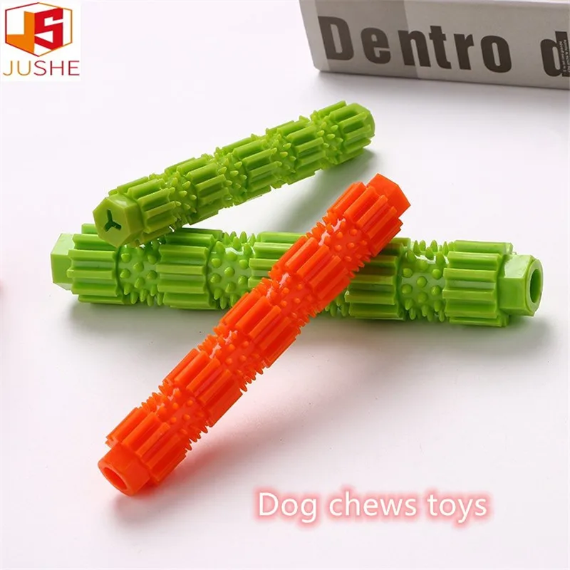 

Hot Slae rubber elastic bone dog toy molars clean teeth pet toy leakage bone dog Toy