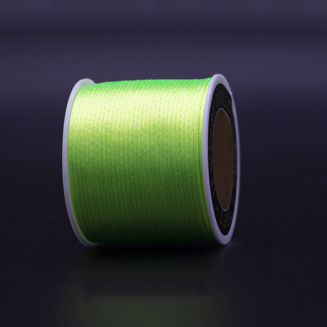 Satin Rattail Silk Cord Nylon Thread Cord Chinese Knot DIY Rope Bead Bracelet Jewelry Making Rope String