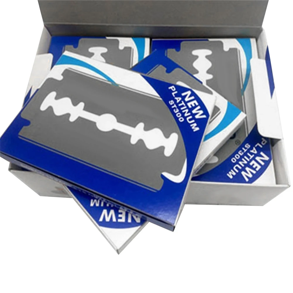 

2019 New 50pcs Stainless Steel Safety Razor Blades To Shave Blade To Razor For Men Barber Blade Double Edge Sharper Hair Shaving