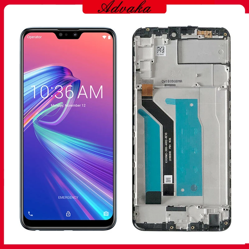 ЖК дисплей для Asus Zenfone Pro M2 дигитайзер сенсорного экрана в сборе Max ZB631KL/ZB630KL ремонт