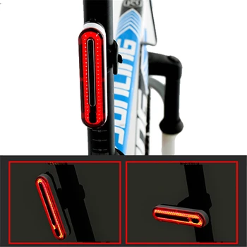 

XANES TL40 37g Lightweight Waterproof Rechargeable Bike Tail Light Bicycle Warning Light Night Safe Riding Torch Lamp Lantern