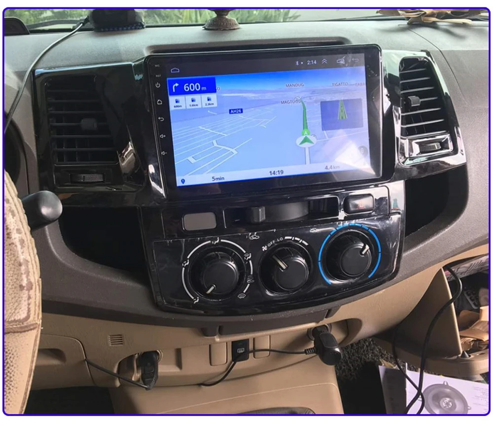 Perfect Car Radio for toyota Fortuner Hilux 2007-2015 Android 8.1 HD Touch Screen 9 inch with Bluetooth USB support SWC rear view cam 4