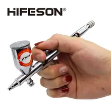 

Pneumatic Micro Spray Gun Tool Air Spray Gun 0.2mm Nozzle Automotive Commercial Spray Pen 13CC Toolbox