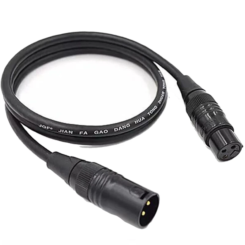 XLR кабель штекер Женский M/F OFC аудио кабель экранированный для микрофонного микшера 3 м