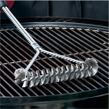

Bbq Accessories BBQ Grill Barbecue Cleaning Brush Stainless Steel Cooking Tools Barbecue Gadgets Brushes Baking Accessories