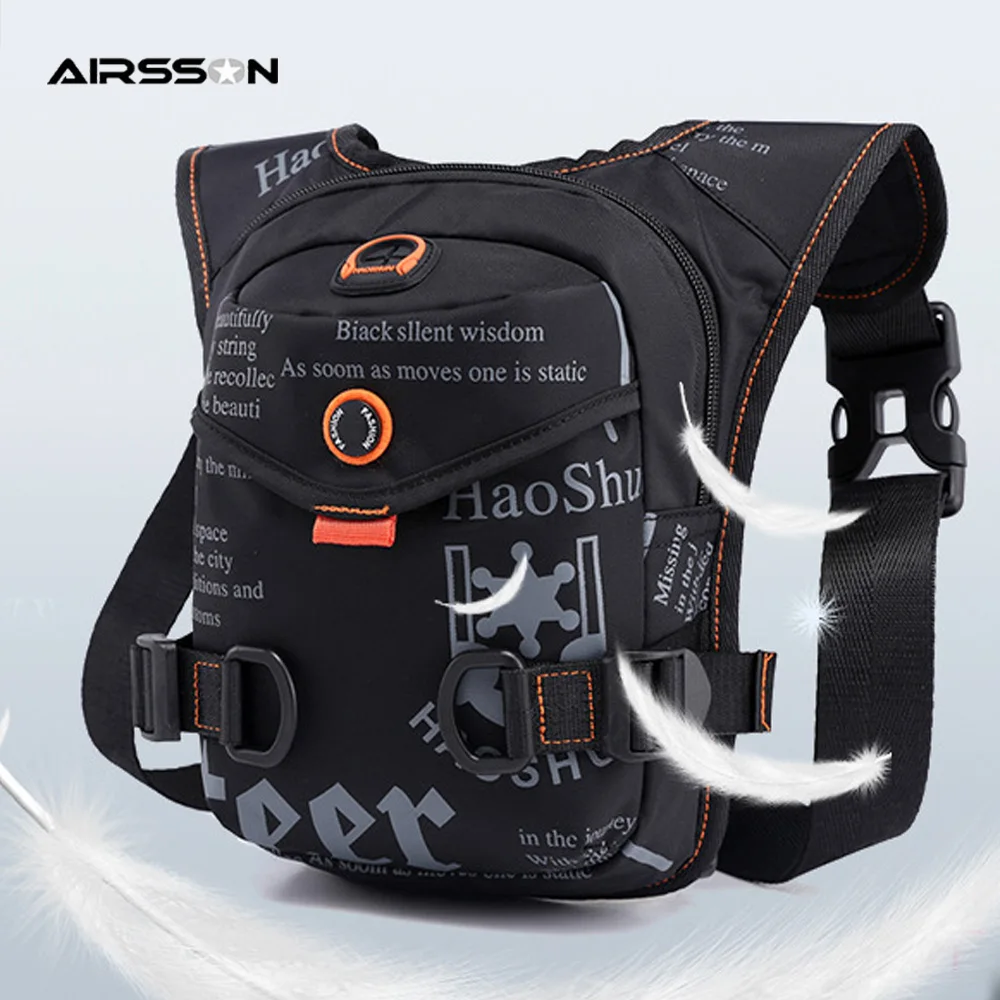 

2019 Waterproof Men Drop Leg Bag Nylon Crossbody Bag Fanny Pack Hip Thigh Waist Belt Bag Travel Riding Cycling Shoulder Bags