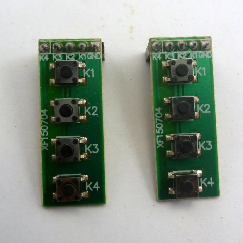 2 шт 2,54 мм Женский штыревой разъем 4 Кнопки Переключатель Клавиатуры Комплект для raspberry pi FPGA CPLD ARM AVR макетная плата