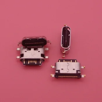 

5pcs SMT USB 3.1 Type-C 16pin 16 pin female connector For Mobile Phone Charging port Charging Socket repair parts replacement